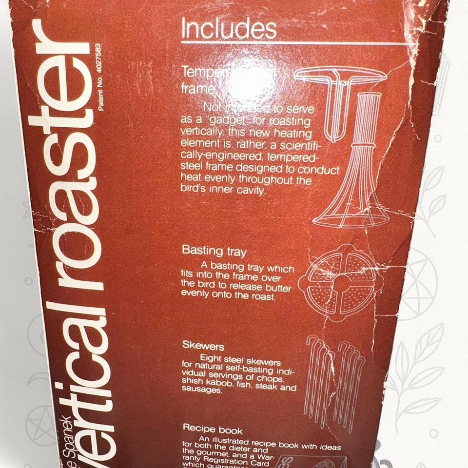 Vintage 1970s Spenck Vertical Roaster 5
