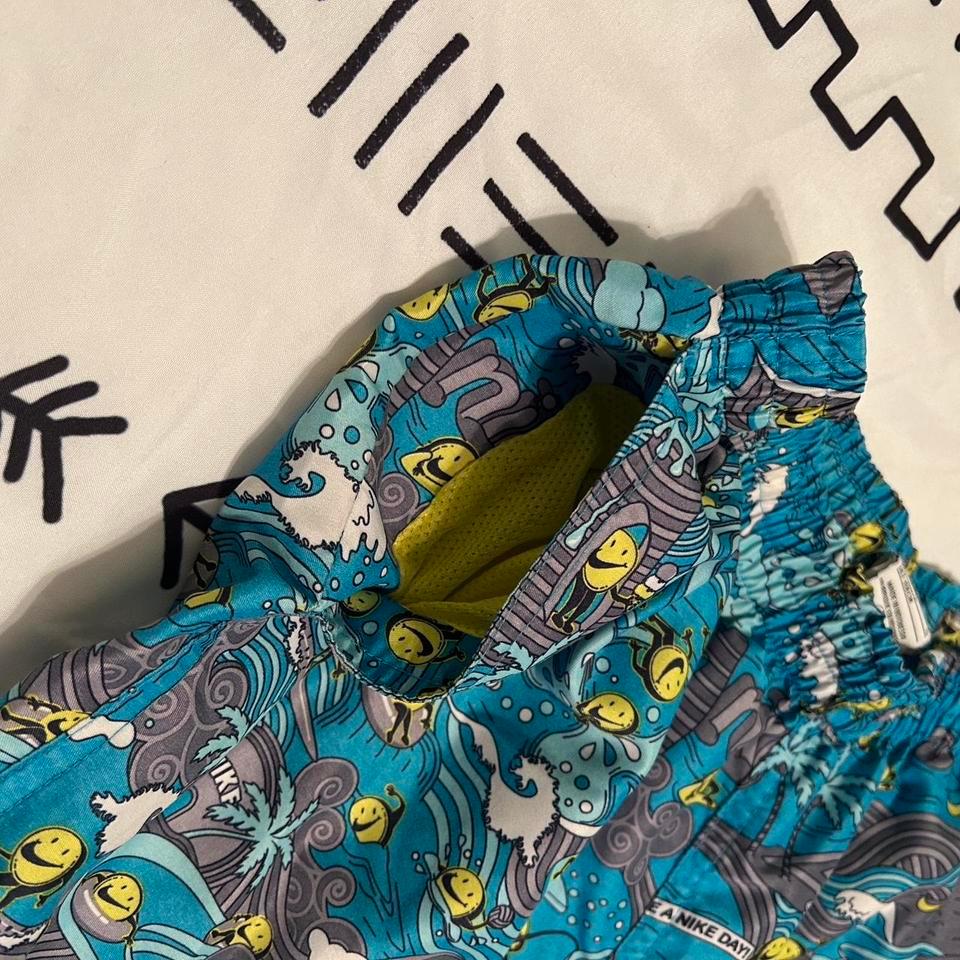 Boys Nike Emoji Swim Trunks 3