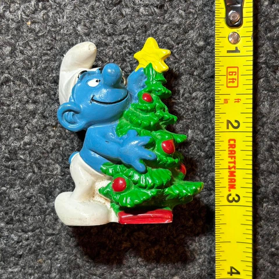 1980s Smurf Christmas Tree Ornament 6dbb 3