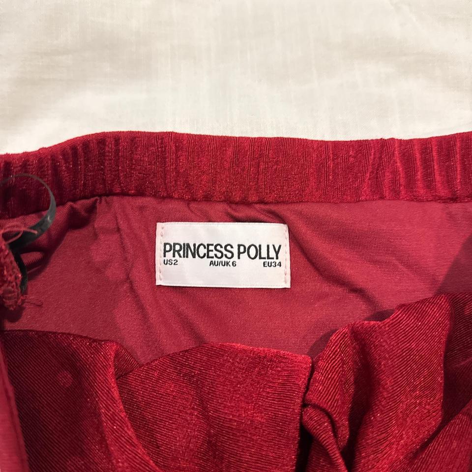 Red Strapless Dress With Buckle 99f5 2