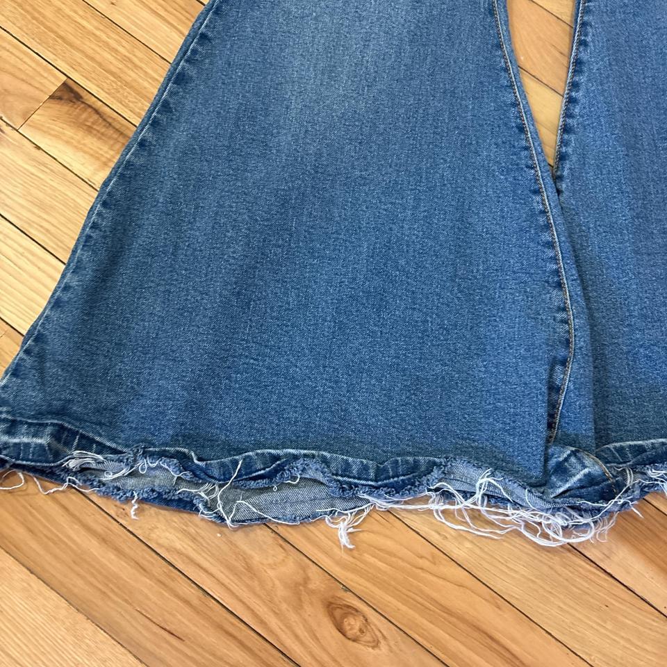 Blue Denim Bell Bottom Jeans D4b3 2
