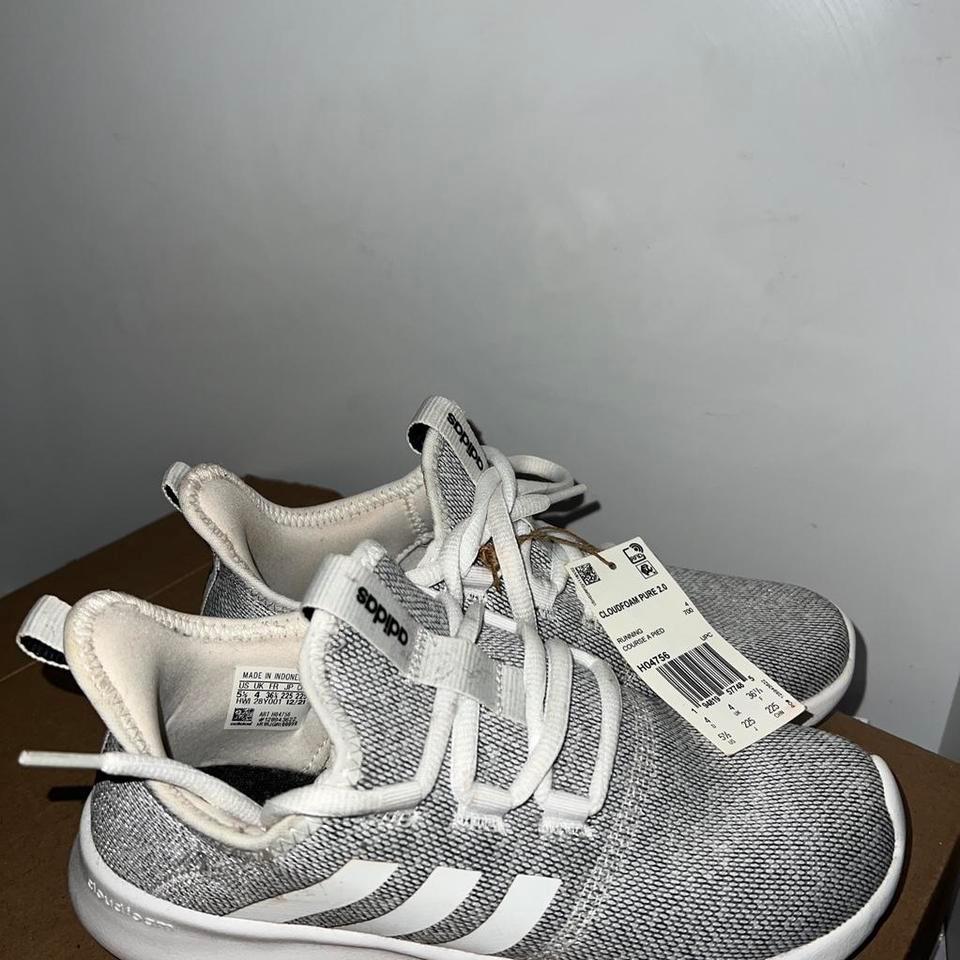 Grey Adidas Cloudfoam Pure 2 7