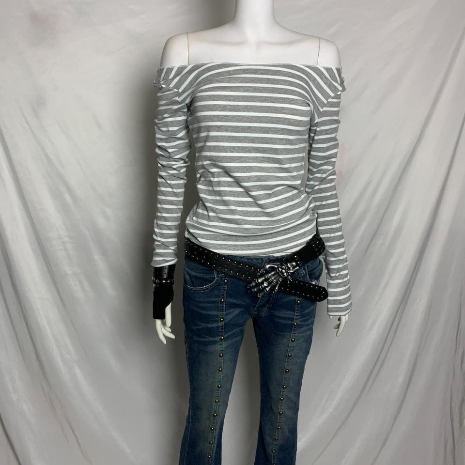 Y2k Style Printed Grunge Top 4067 4
