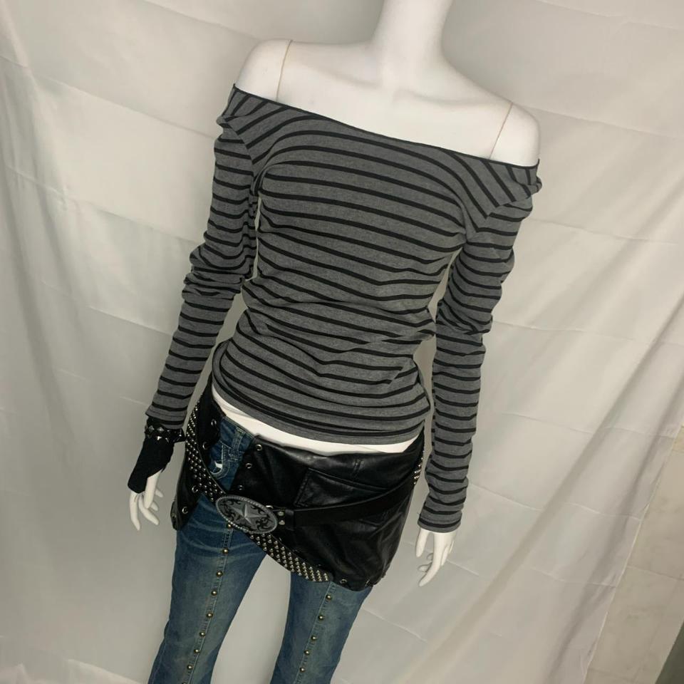 Y2k Style Printed Grunge Top 4372 4