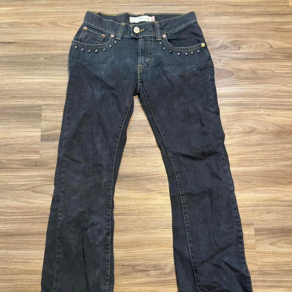 Levis Custom Dark Wash Studded 1478