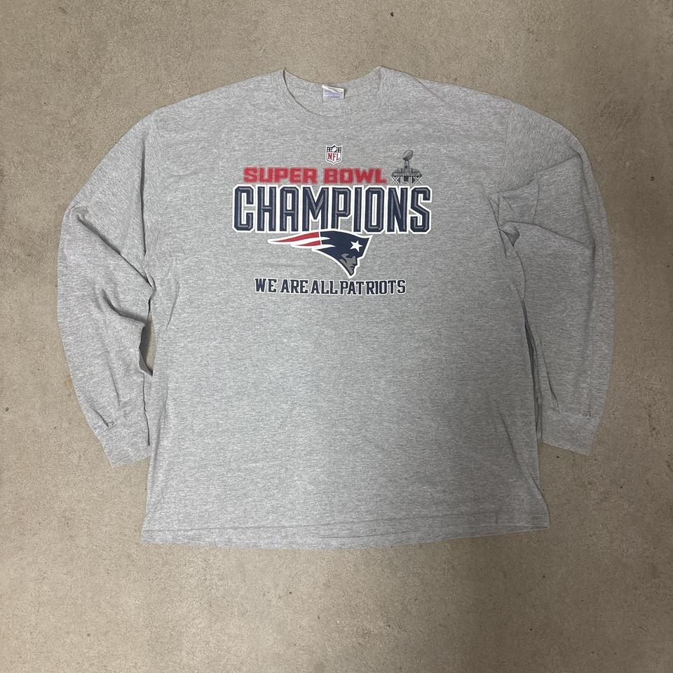 Grey New England Patriots Super 00e9
