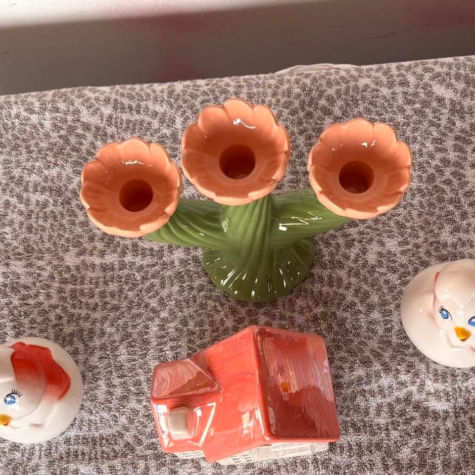Easter Decor Cactus Candle Holder 9874 2