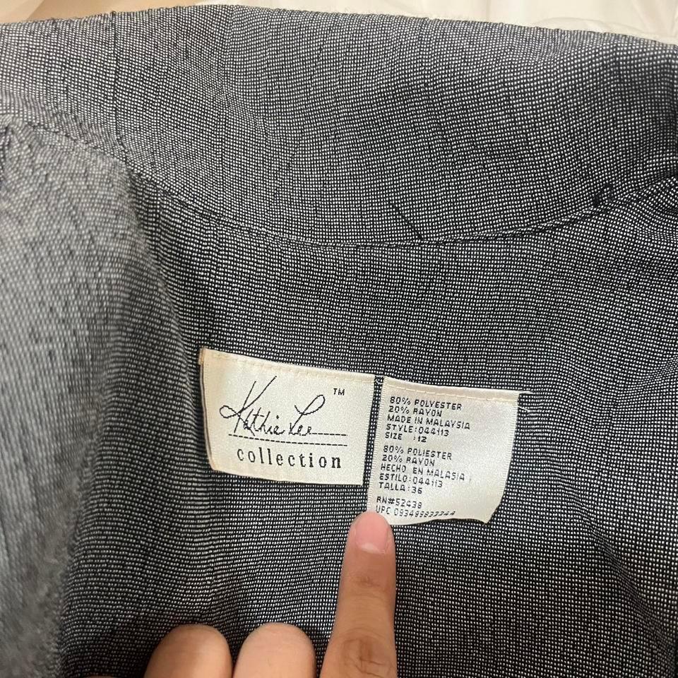 Grey Blazer With Black Buttons 6f83 5