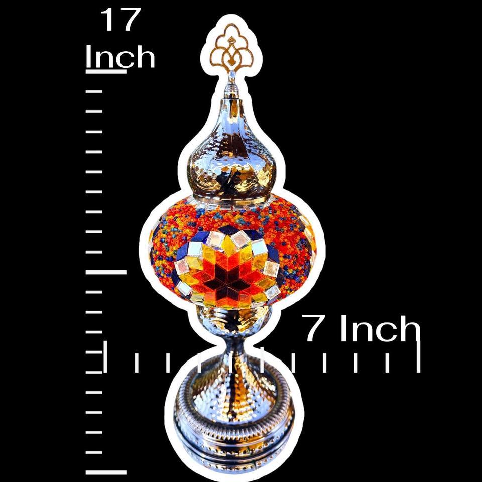 Multi Coloured Handmade Mosaic Glass With 8