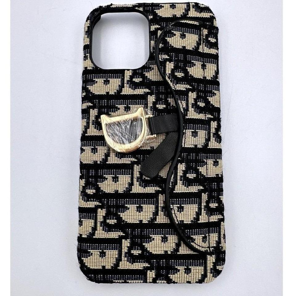 Luxury Black Tan Monogram Iphone 2270