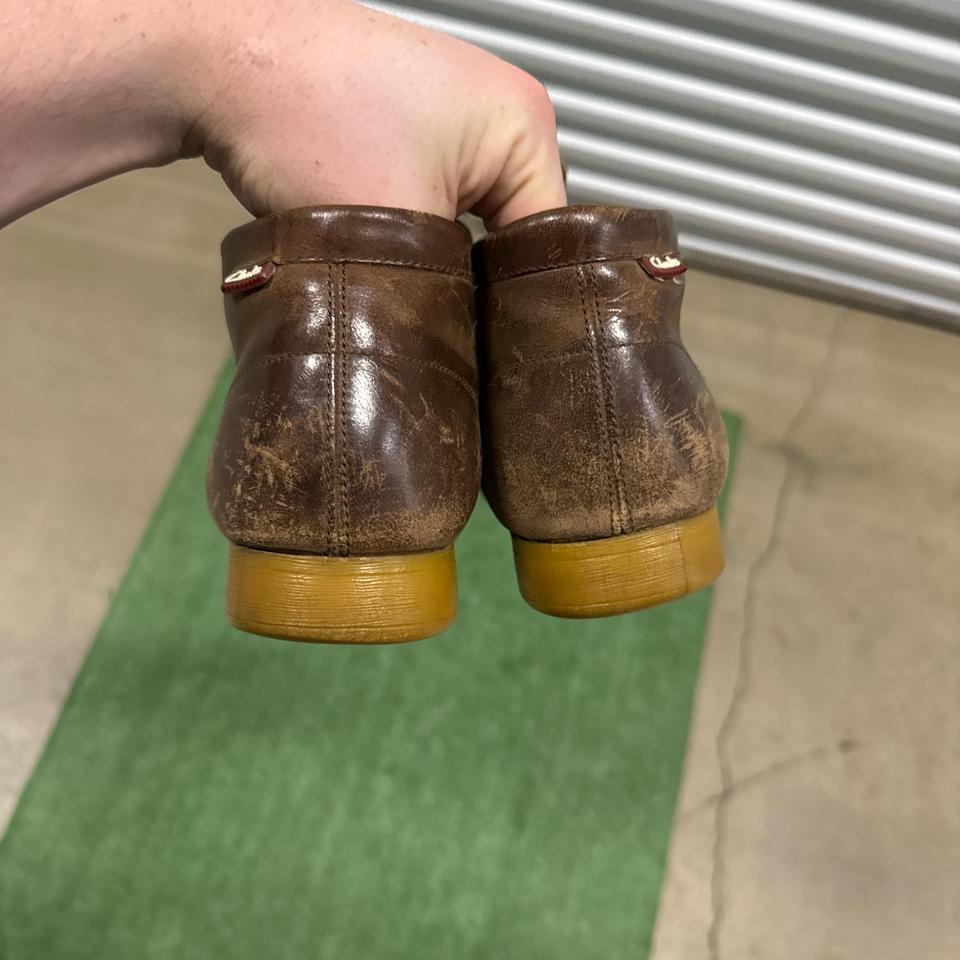 90s Brown Leather Clarks Desert 20fc 7