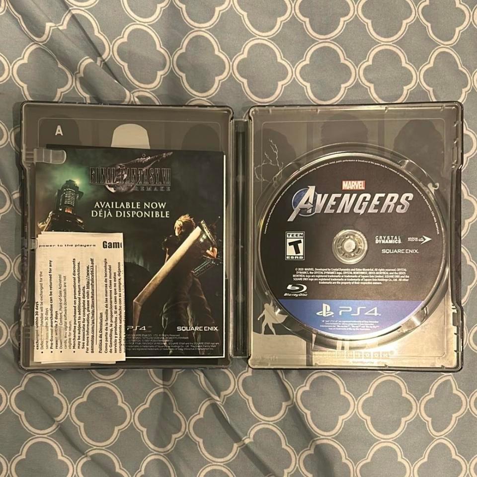 Avengers Steel Book For Playstation 5