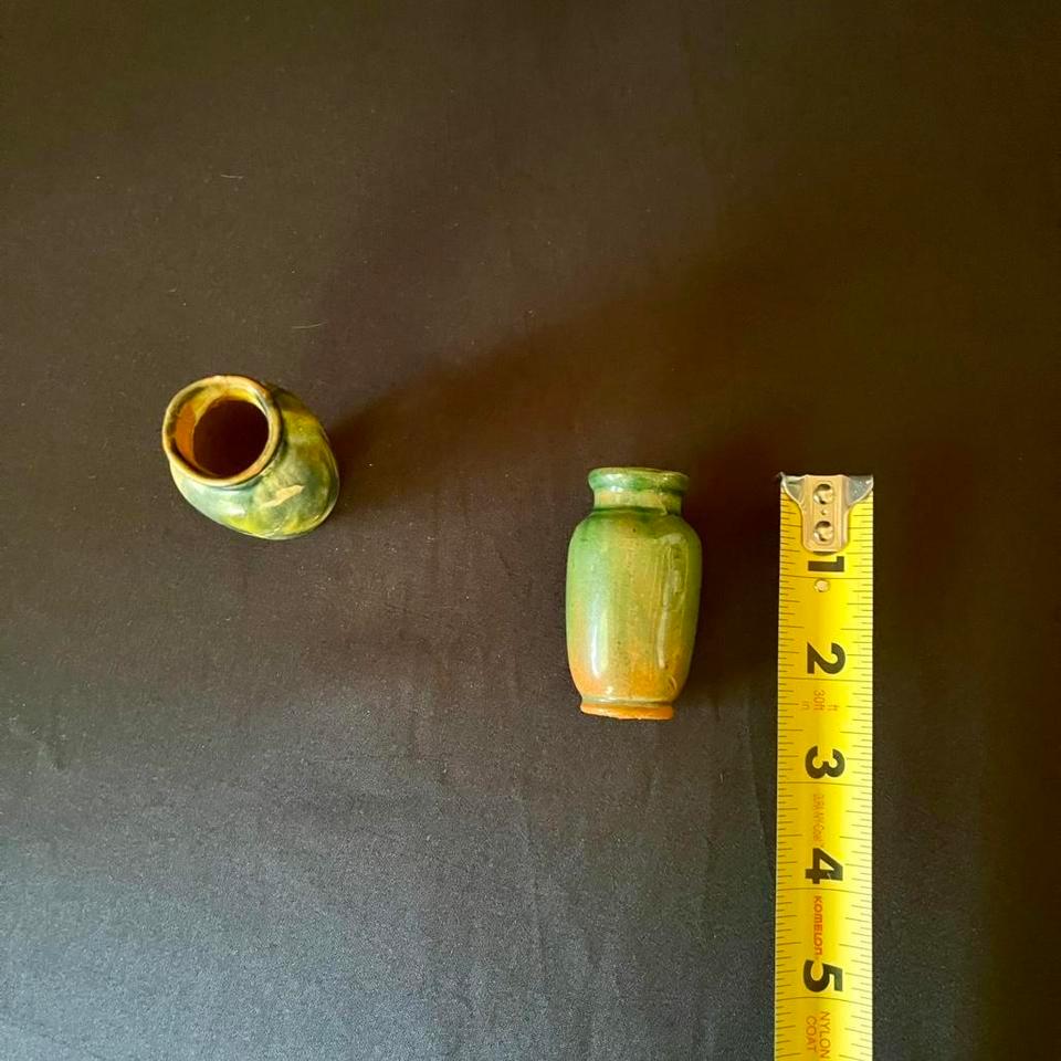 Vintage Mini Mexican Vases Or 17c5 2
