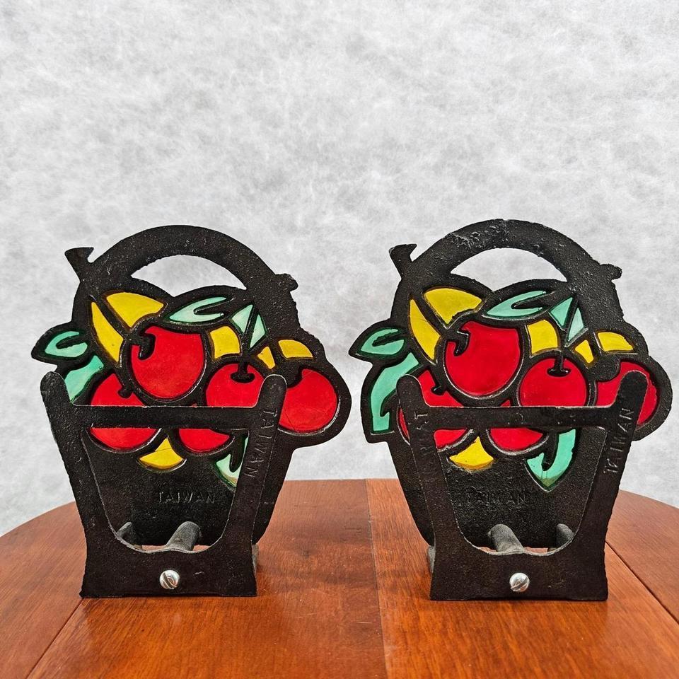 Cast Iron Stained Glass Cherry 3364 5