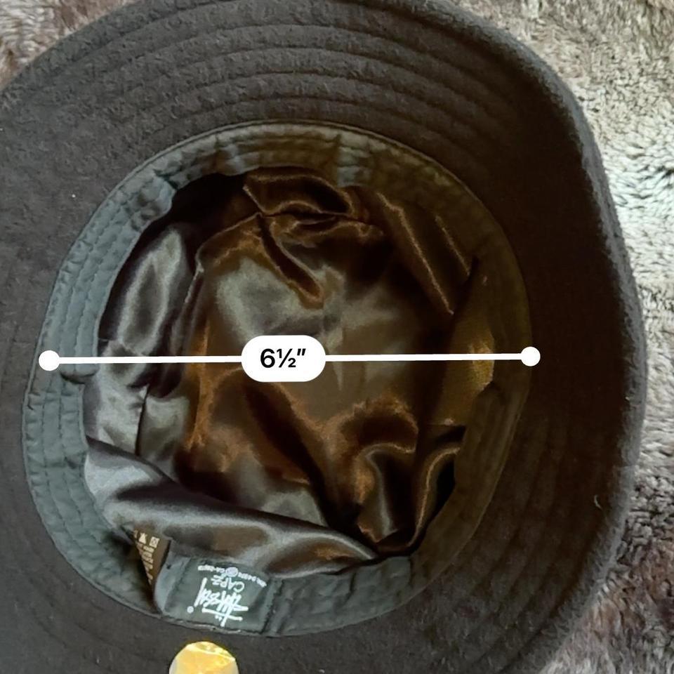 Stussy Black Bucket Hat Tag 6