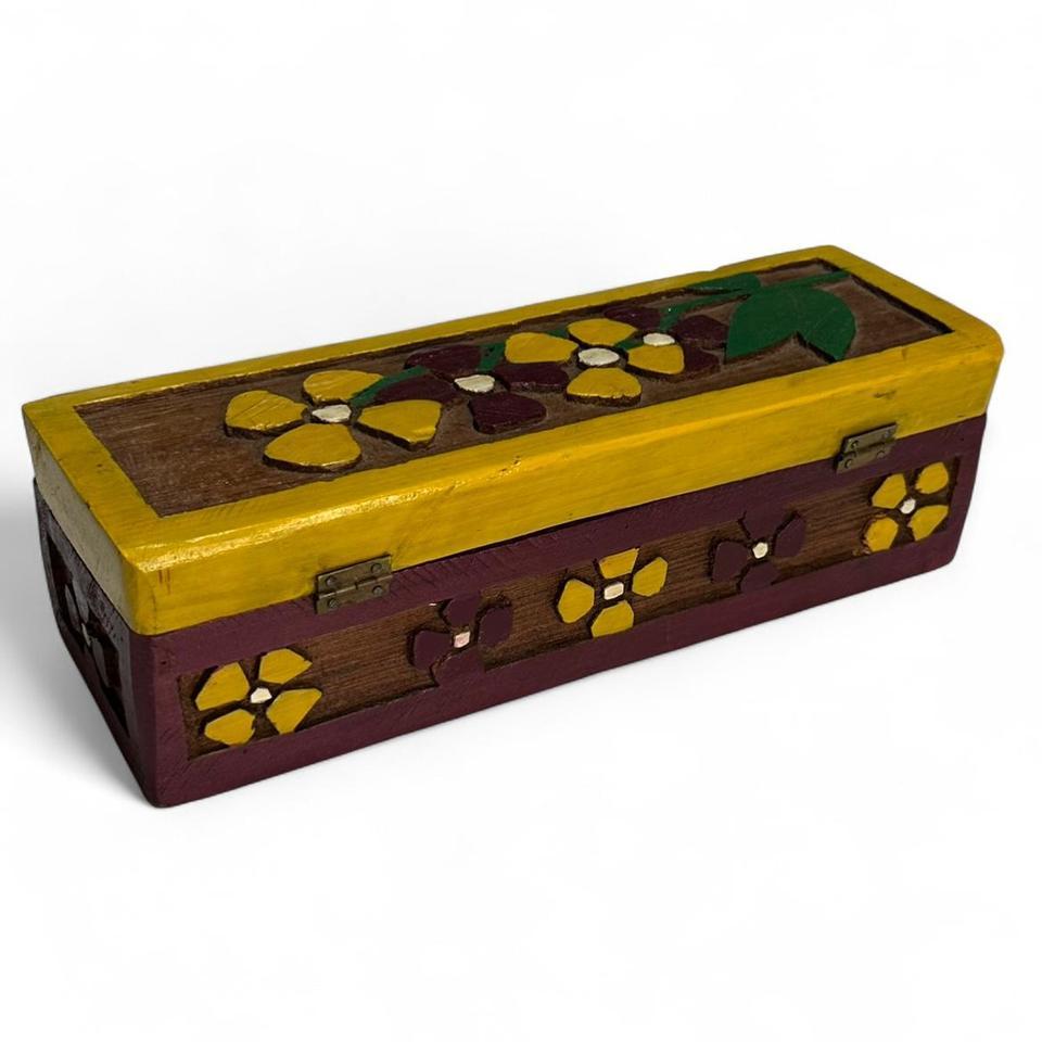 Vintage Hand Carved Hand Painted B4ae 5