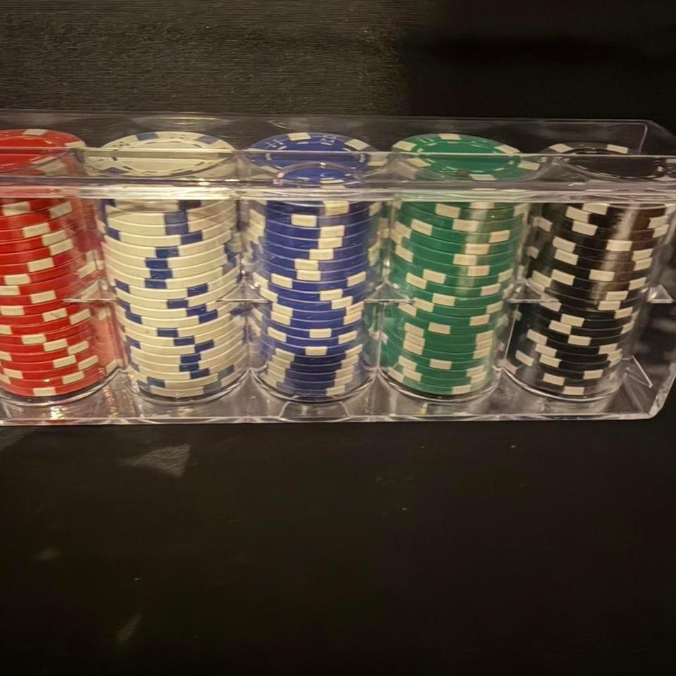 Unopened Poker Chip Set With Abb1 2