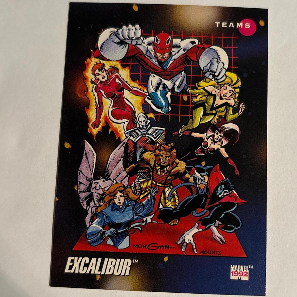 Excalibur Trading Card Marvel Comics 05e7