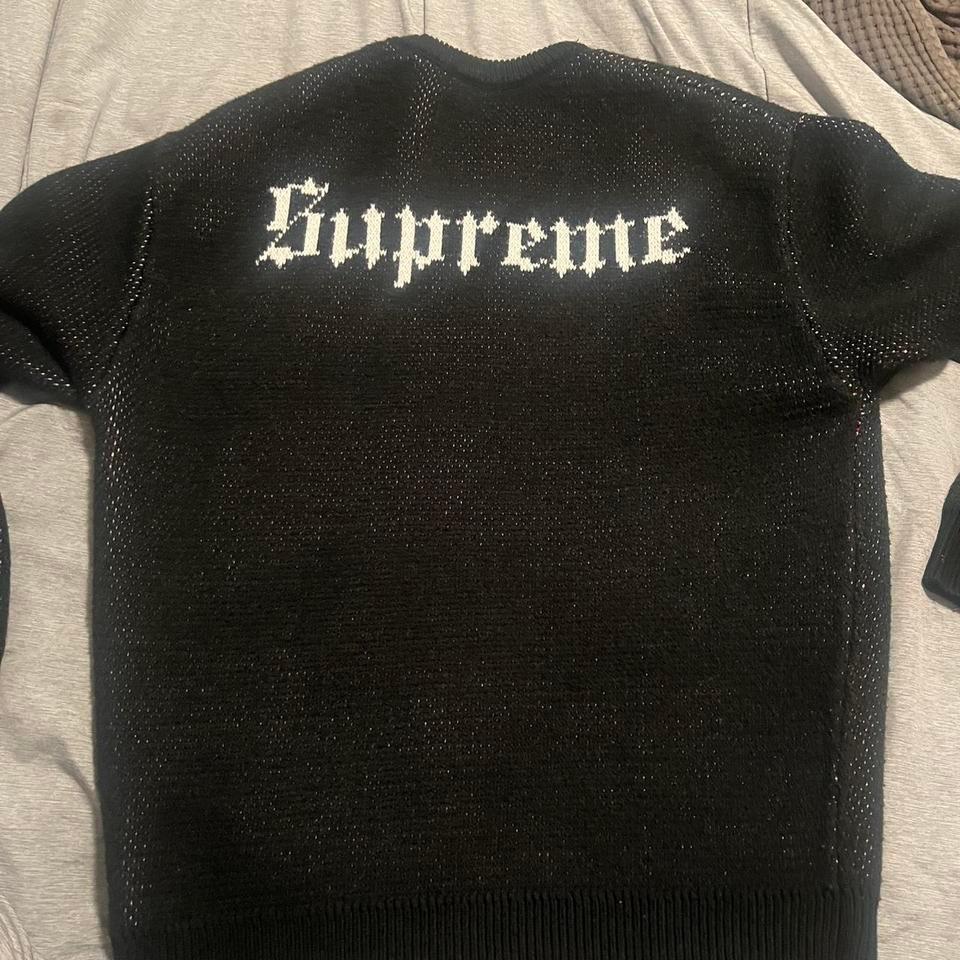 Supreme Snow White Sweater Fw24 Ac65 4