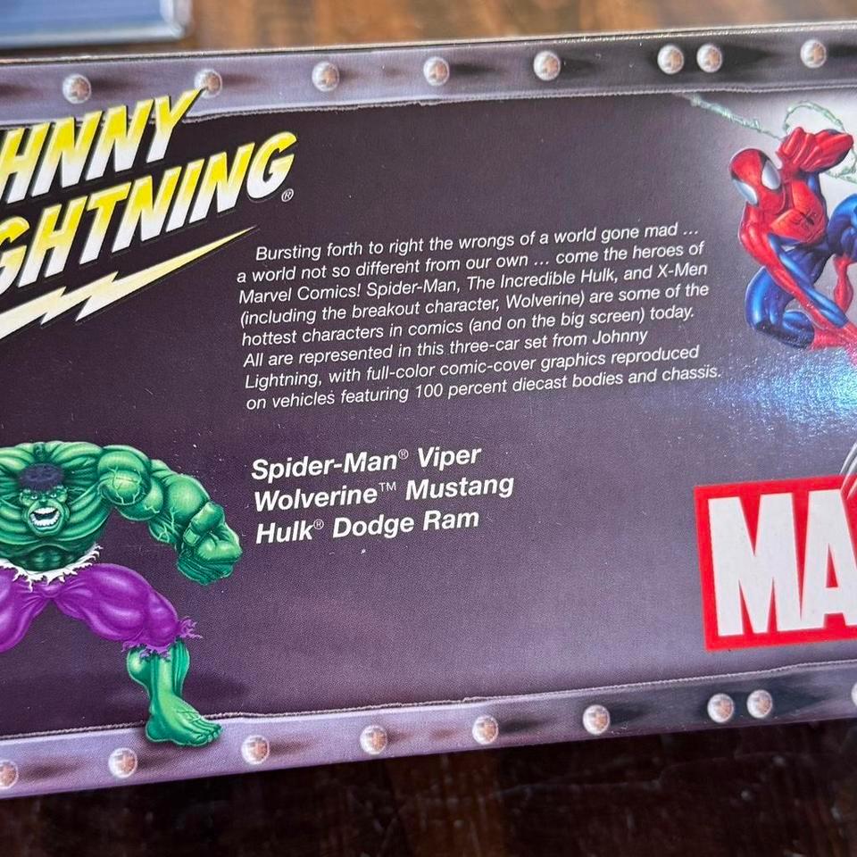 Marvel Comics Hot Wheels Set 4