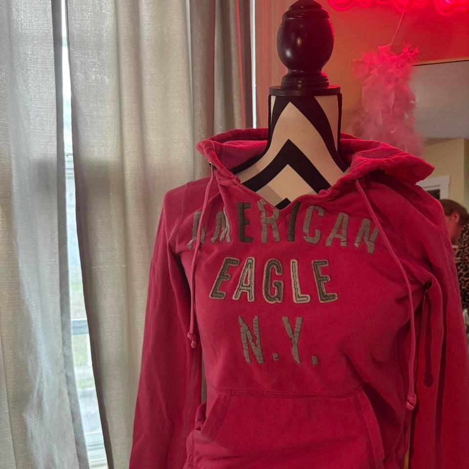 American Eagle Pink Hoodie With 53e5 2
