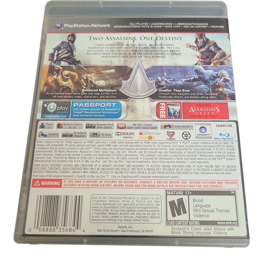 Assassins Creed Revelations Ps3 Game 4