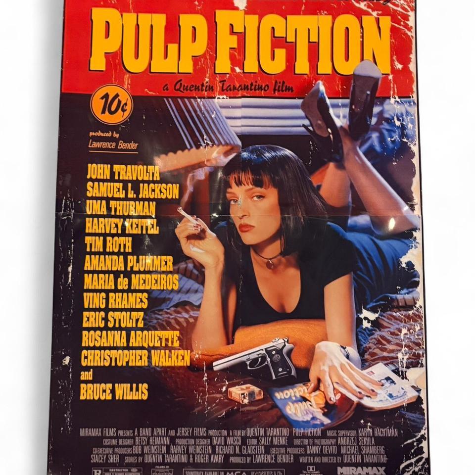 Homemade Pulp Fiction Poster Made E778