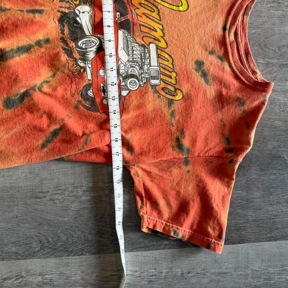 Orange Camaro Tie Dye T Shirt Camaro 553d 3