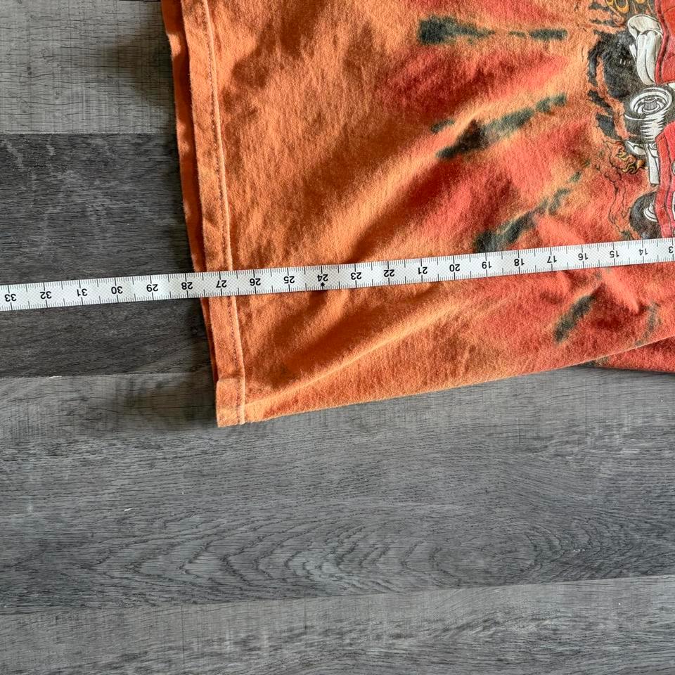 Orange Camaro Tie Dye T Shirt Camaro 553d 4