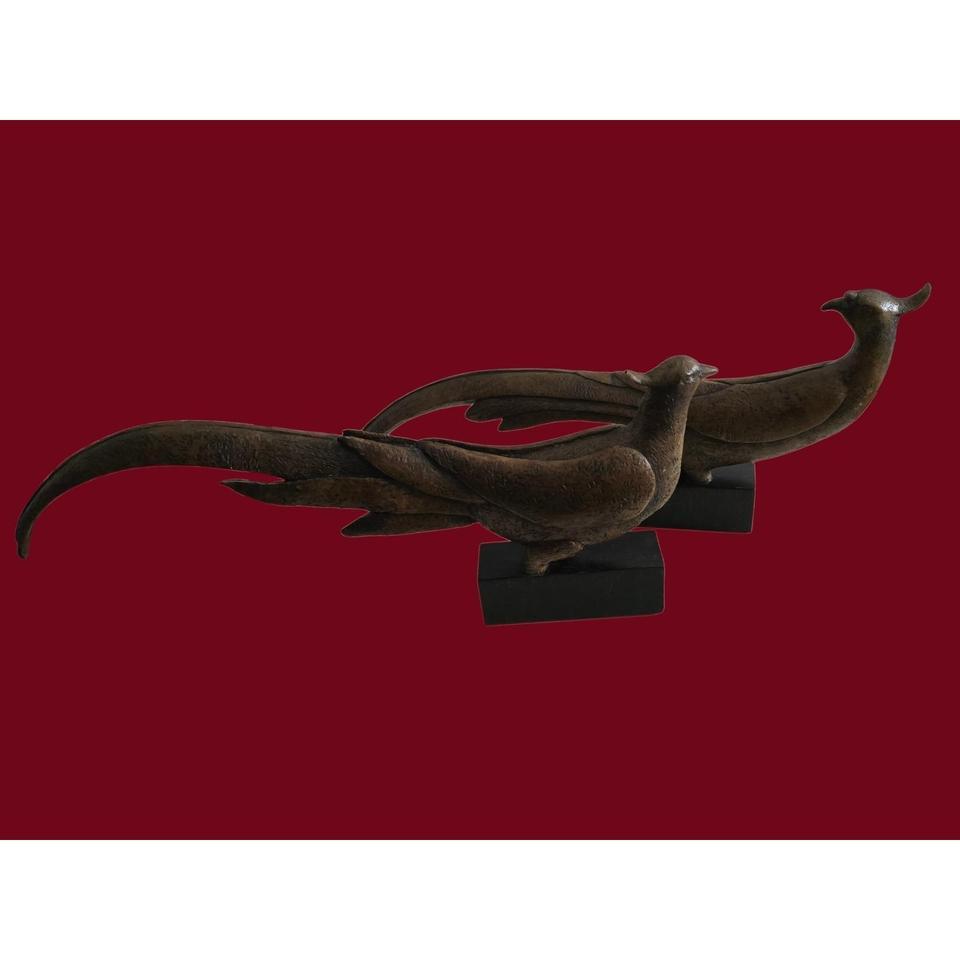 Austin Productions Signed Pheasant Sculptures 1dbe 2