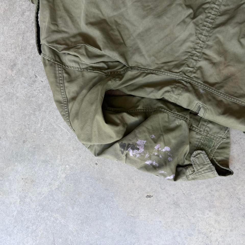Vintage 1970s Paint Splatter Distressed 3479 4