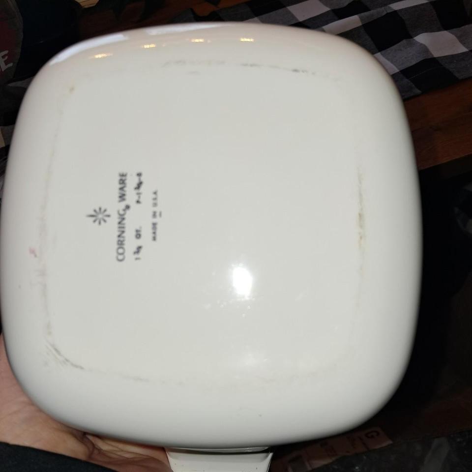 Corning Ware Blue Floral Square 3043 2