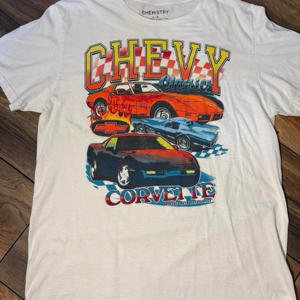 White Chevy Graphic Tee With
