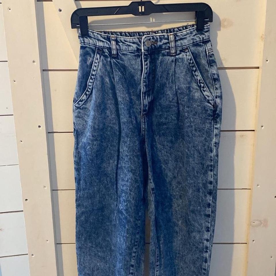 Garage Acid Wash Mom Jeans 2