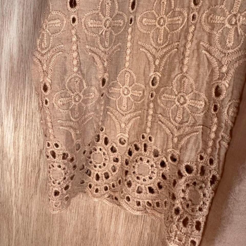 Cute Options Tan Cotton Tunic B237 5