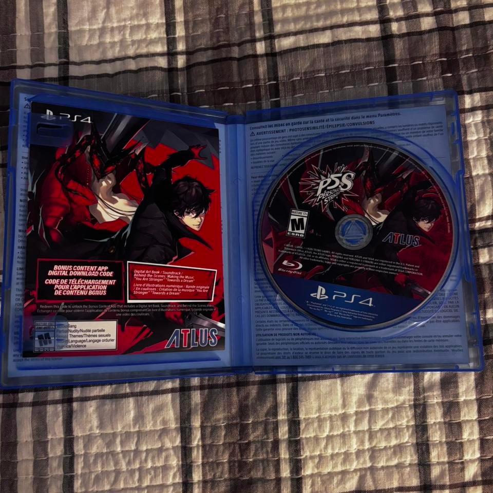 Persona 5 Ps4 Game Cd
