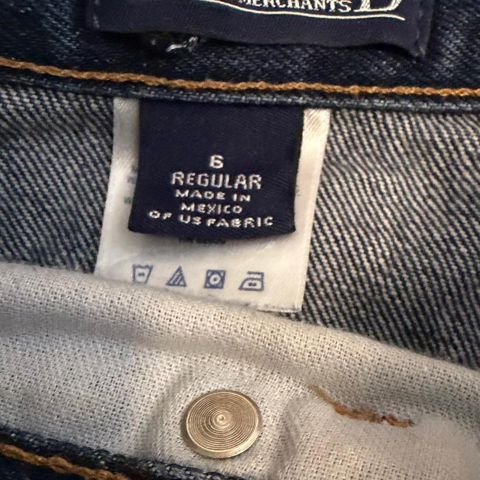 Dark Wash Straight Leg Jeans 3