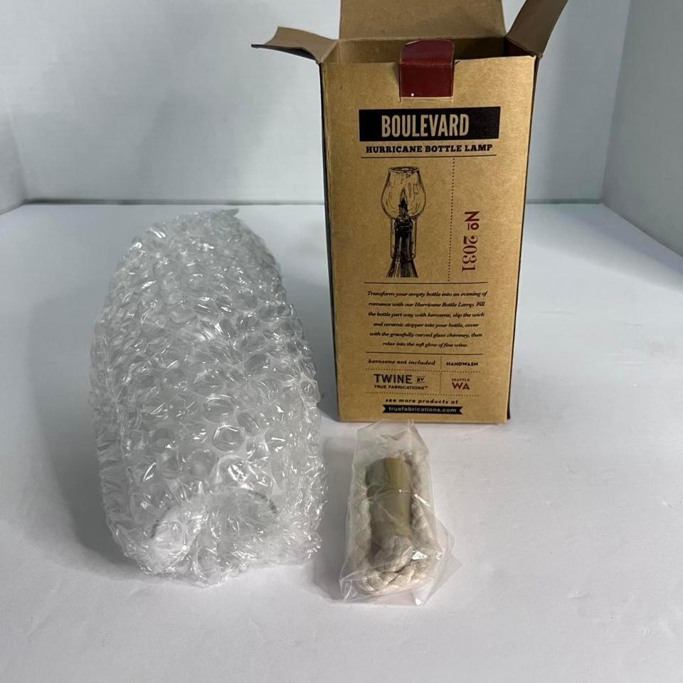 Glass Twine Hurricane Wine Bottle 2ab9 6