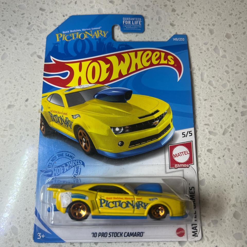 Hot Wheels Pictionary Yellow 10 924d