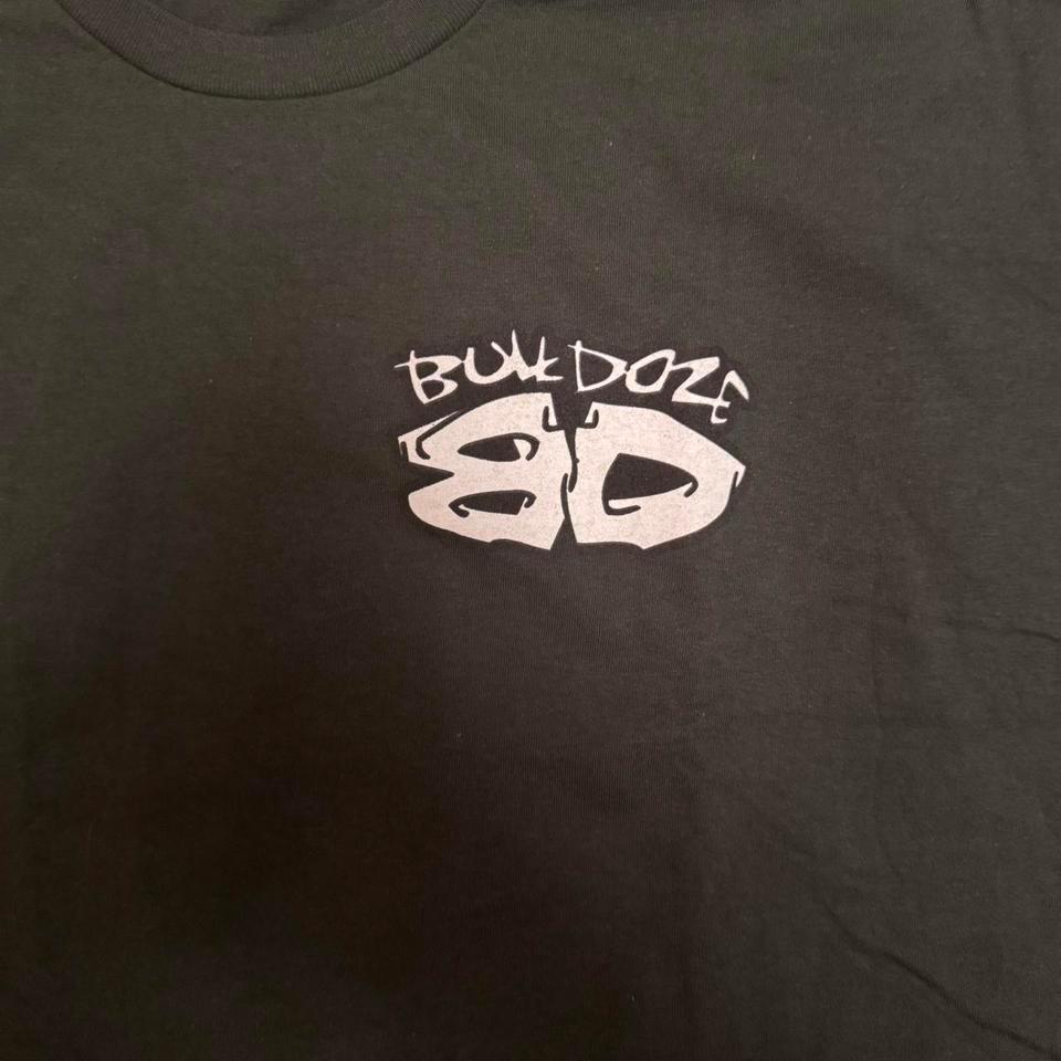Dark Green And White Bulldoze 3