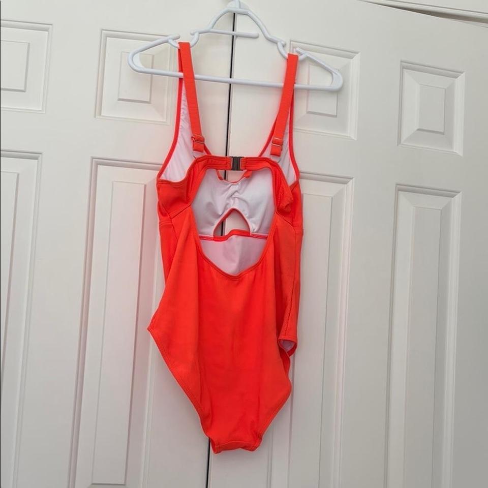 Vibrant Orange One Piece Swimsuit Make 2