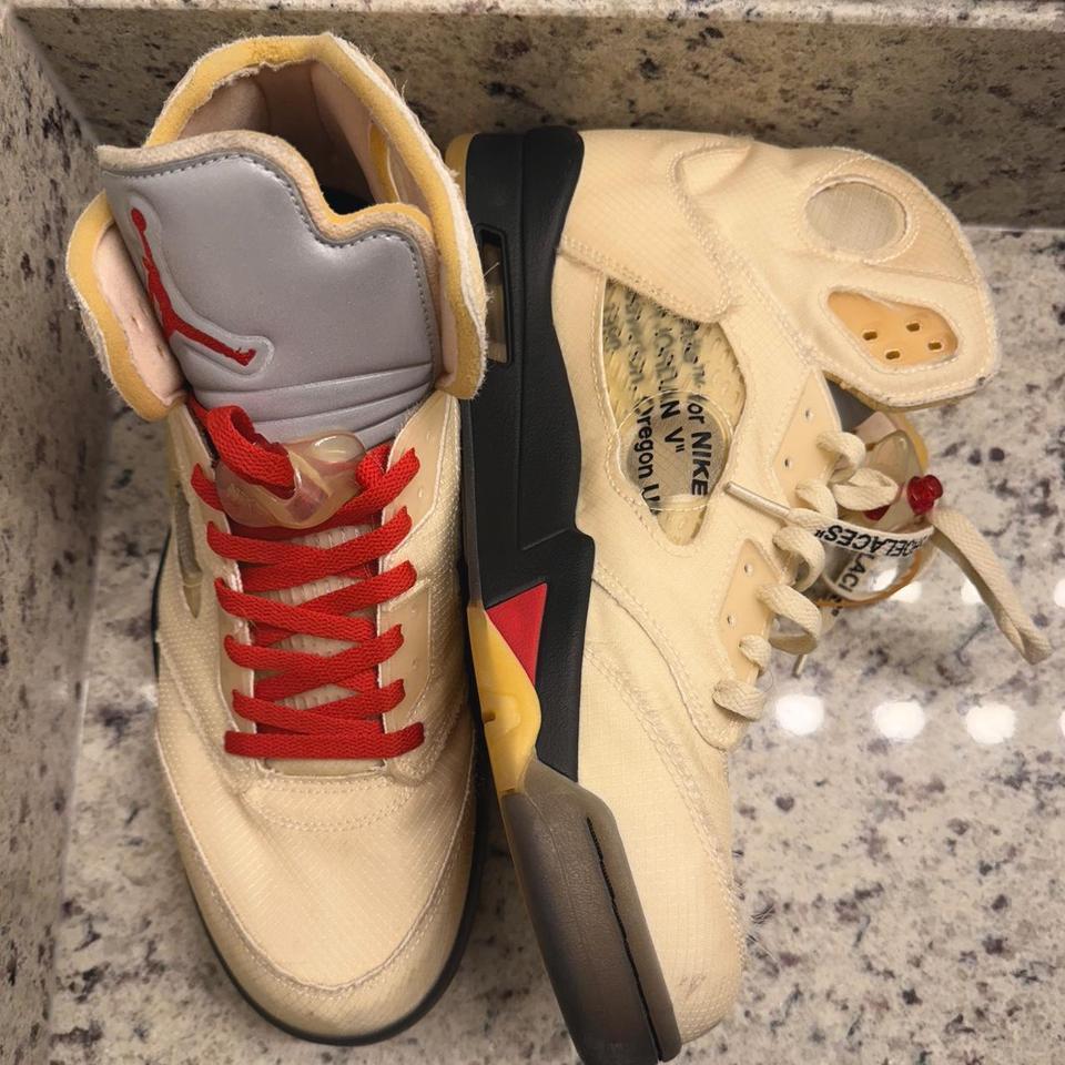 Jordan 5 Retro Off White Sail B172 7