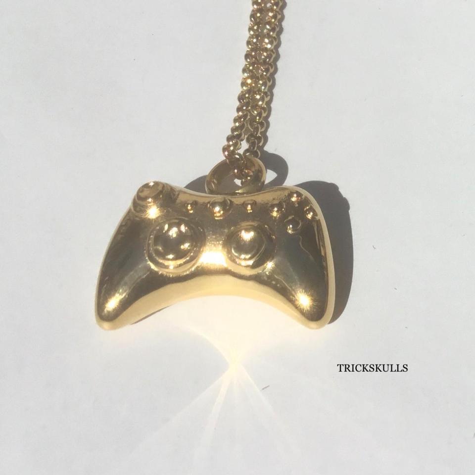 Video Game Controller Stainless Gold 6