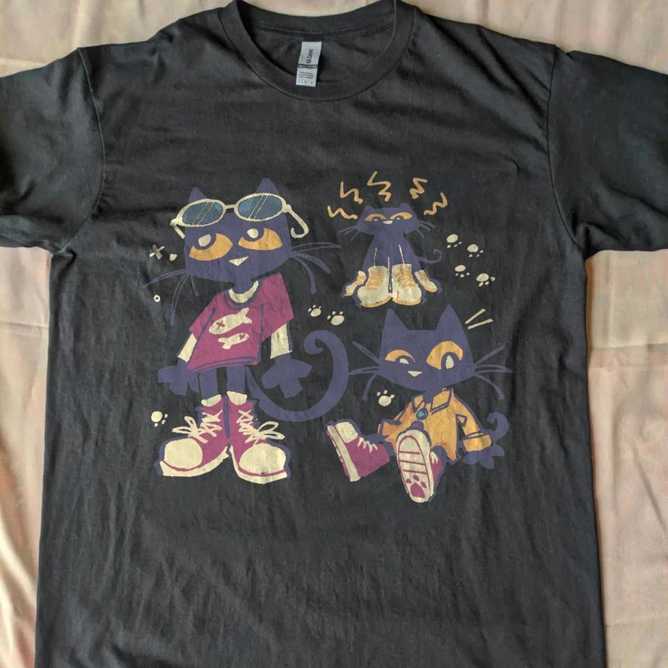 Black Gildan Graphic Tee With