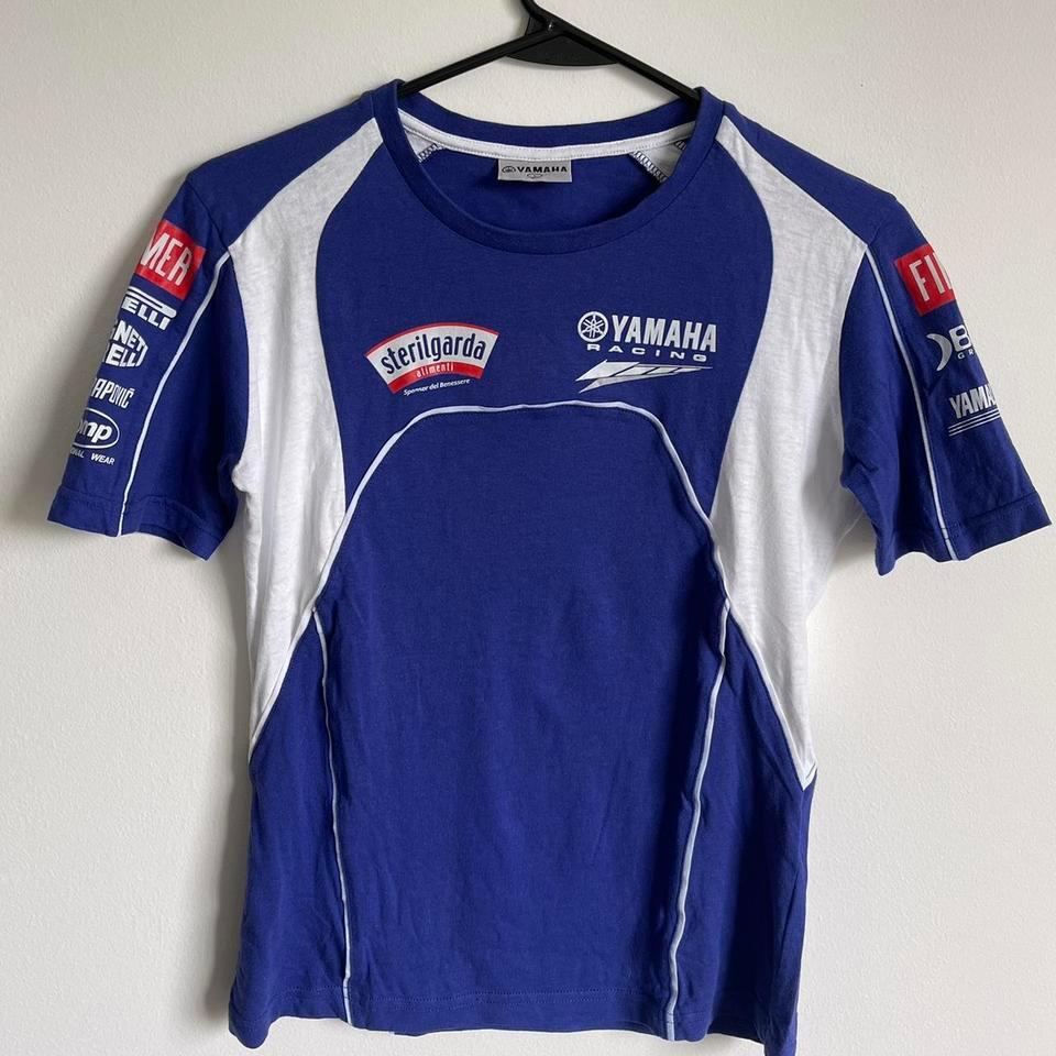Blue And White Y2k Yamaha