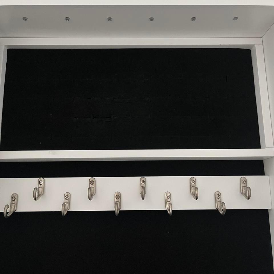Standing Mirror Jewelry Cabinet In 4