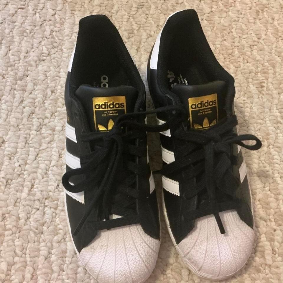 Black And White Adidas Superstars C67c 3