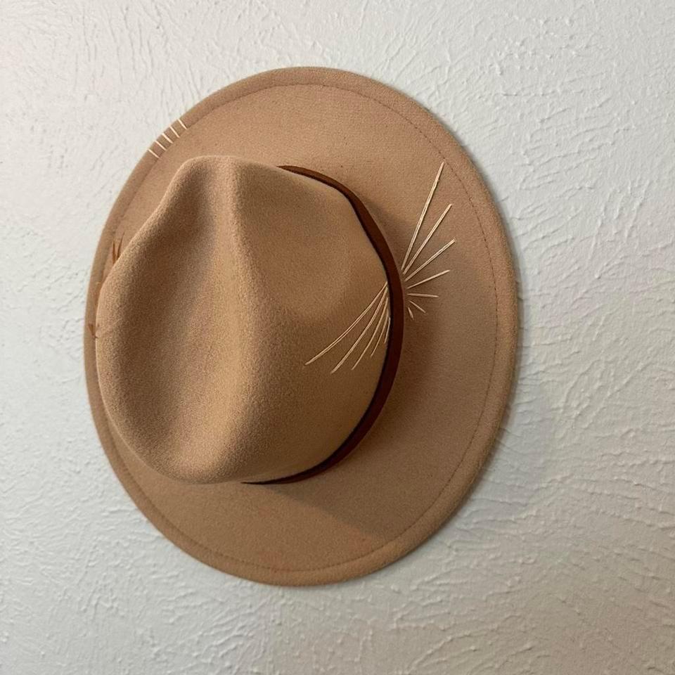 Tan Felt Rancher Hat Hand A971 7