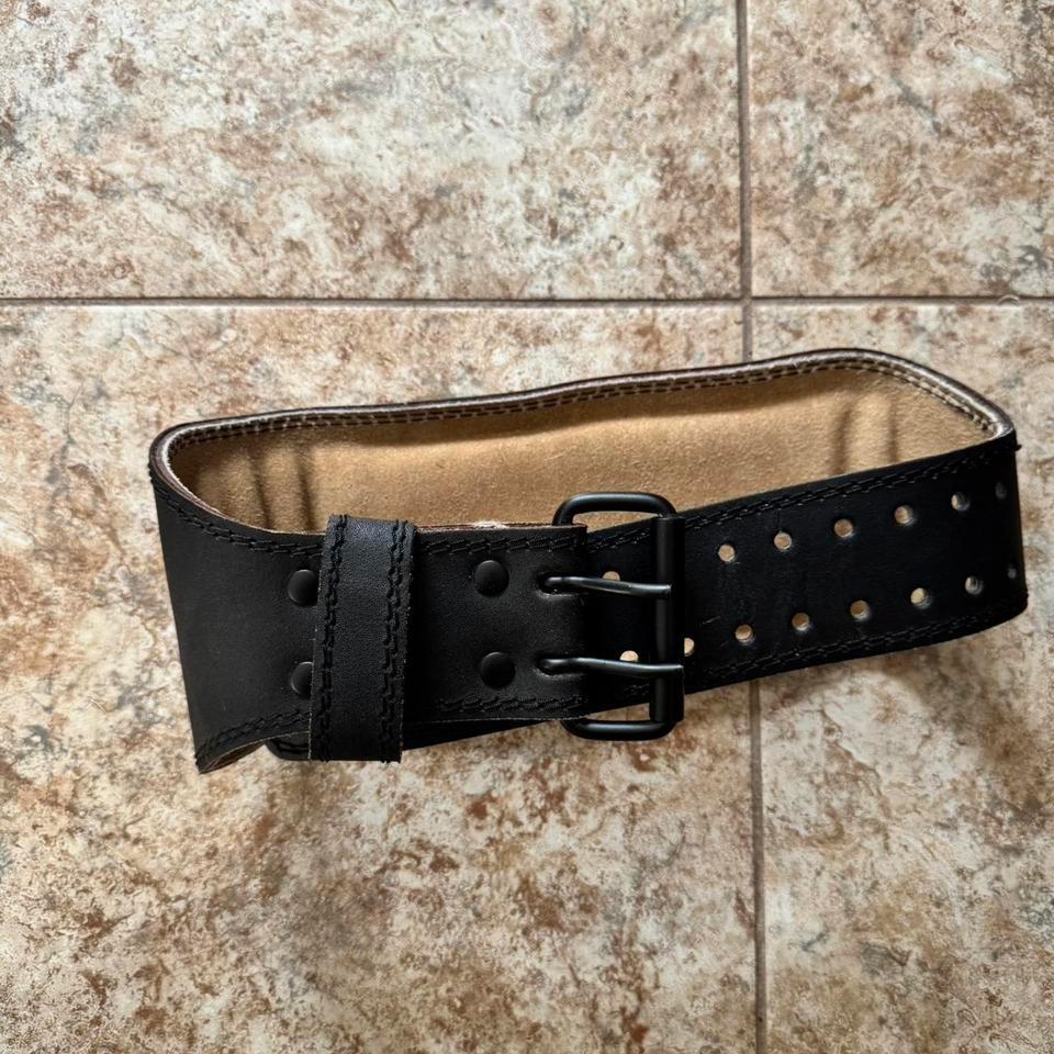 Ethos Weight Lifting Leather Belt 2