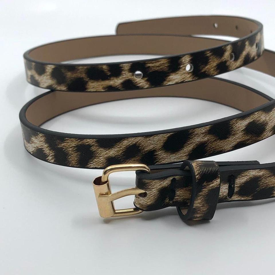 Womens Leopard Print Faux Leather 1271 5
